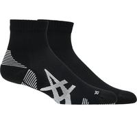 ASICS AEG 2 PACK CUSHIONED RUN QUARTER SOCK