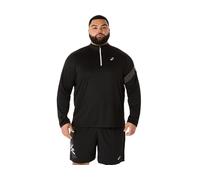 Asics - Asics Icon L/S 1/2 Zip - Running shirt size XL, black