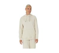 Asics Logo Oth Hoodie Beige M Women