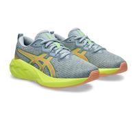 ASICS Boys Novablast 4 Gs Sneaker, Grey Yellow, 3 UK