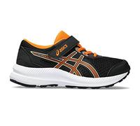 ASICS Children's Contend 8 Preschool Running Shoes, Black Bright Orange, 10 Little Kid