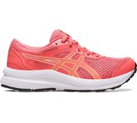 Asics Contend 8 GS Junior Running Shoes Pink Kids Cushioned Carbon Run Trainers