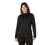 Asics Core Long Sleeve Half Zip Women's Winter Top | UK XL in Performance Black