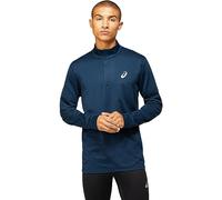 ASICS Core LS 1/2 Zip Winter Long Sweater Top, French Blue, XL Men, French Blue, XL