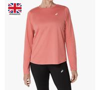 ASICS CORE LS Top Women's XL Dark Pink Clay Long Sleeve Running Gym Shirt NEW