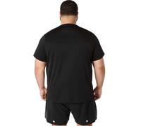 ASICS Core SS Top Striped XL Men's Black Running T-Shirt for Optimal Comfort and Performance