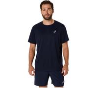 ASICS Core SS Top for Men in Midnight Blue - Ideal for Running and Training Sessions