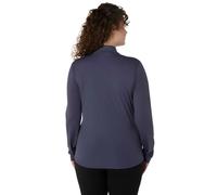 ASICS Core Winter 1/2 Zip Running Shirt Women - Blue Grey, Size L
