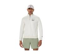 ASICS COURT CORE GRAPHIC HALF ZIP SWEATSHIRT