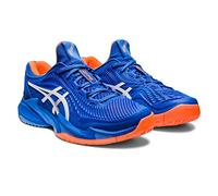 ASICS Court FF 3 Novak Tennis Lace-Up Blue Synthetic Mens Trainers 1041A361_960
