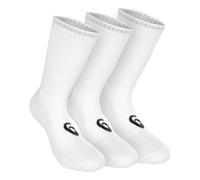 ASICS Crew Sports Socks 3 Pack - White, Black, Size 47-49