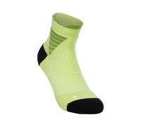 ASICS Elite Fujitrail Quarter Running Socks - Green, Size 47-49