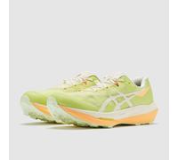 ASICS Fuji Speed 4 Trail Running Shoe - Lime, Cream, Size 7.5