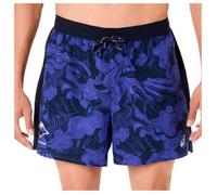Asics - Fujitrail All Over Print 5'' Short - Running shorts size XL, blue