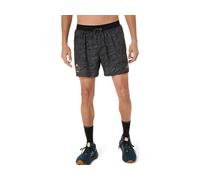 ASICS FUJITRAIL ALL OVER PRINT 5IN SHORT Performance Black S