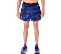 ASICS Fujitrail AOP 5in Running shorts Men-dark blue, blue, Size S