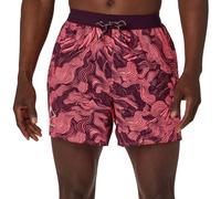 Asics Fujitrail AOP 5in Shorts Pink Purple, Size S