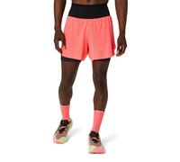 Asics Fujitrail Elite Men's Trail Running Shorts | UK L in Blazing Coral