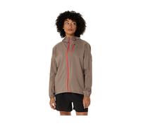 ASICS Fujitrail Elite Waterproof Running Jacket Women - Beige, Size M