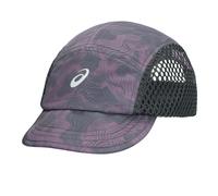 Asics Fujitrail Graphic Cap in Dark Aubergine