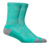 Asics - Fujitrail Graphic Crew Sock - Running socks size 5,5-8, turquoise