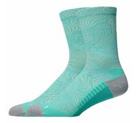 ASICS FUJITRAIL GRAPHIC CREW SOCK Aurora Green/Light Dust S