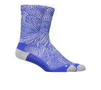 Asics Fujitrail Graphic Crew Socks | UK XL in Cobalt Burst/Cream