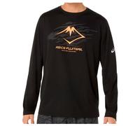 Asics - Fujitrail Logo L/S Top - Running shirt size M, black
