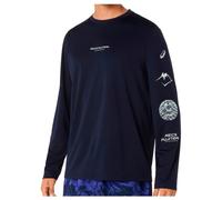 Asics Fujitrail Logo Long Sleeve T-shirt Blue S Man