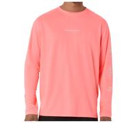 Asics - Fujitrail Logo L/S Top - Running shirt size S, red