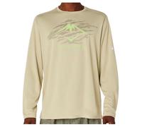 Asics - Fujitrail Logo L/S Top - Running shirt size XXL, sand