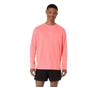 Asics Fujitrail Logo Long-Sleeve Top T-Shirt Pink, Size M