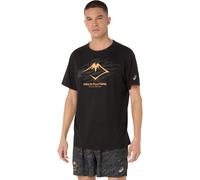 ASICS Fujitrail Logo Tee Running Shirt Men - Black, Size L