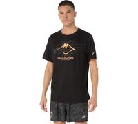 ASICS Fujitrail Logo Tee Running Shirt Men - Black, Size XL