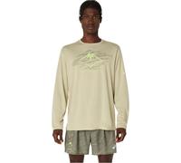 ASICS Fujitrail Logo Running Shirt Men - Green, Size XL