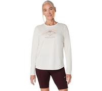 ASICS Fujitrail Logo Running Shirt Women - Beige, Size S