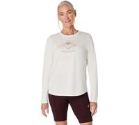 ASICS Fujitrail Logo Running Shirt Women - Beige, Size XL