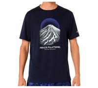 Asics Fujitrail Logo Short Sleeve T-shirt Blue M Men