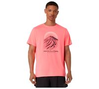 Asics - Fujitrail Logo Short Sleeve Sun Coral - S - Trail tee-shirt