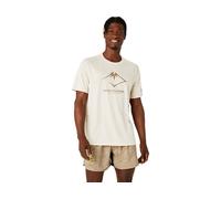 ASICS FUJITRAIL LOGO SS TOP Oatmeal/Feather Grey/Pepper M