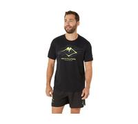 ASICS Fujitrail Logo Running Shirt Men - Black, Size L