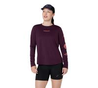 Asics Fujitrail Logo Long Sleeve T-shirt Purple XS Woman