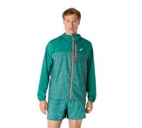 Asics Fujitrail Packable Jacket Green, Size XS.
