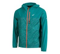 ASICS Fujitrail Packable Running Jacket Men - Turquoise, Size L