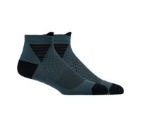 Asics Fujitrail Quarter Green Black Socks, Size IV