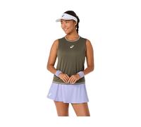 ASICS GAME SLEEVELESS TOP Dark Olive L