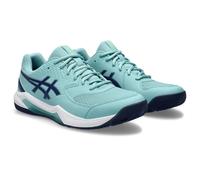 Asics Gel Dedicate 8 Padel Tennis Shoes Teal Tint / Thunder Blue Court Trainers