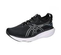 ASICS Gel-Nimbus 25 Extra Wide (4E), Men's Running Shoe, Black/Pure Silver, 9.5 UK X-Wide