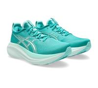 ASICS Womens Gel-Nimbus 27 Sneaker, Wave Teal Illuminate Mint, 8 UK