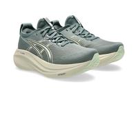 Asics Gel-Nimbus 27 Women's Running Shoes | UK 4 in Monument Blue/Whisper Green